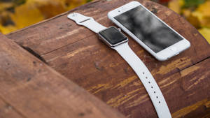 Apple Watch kenmerkende wit kleur agtergrond — Apple Watch Muurpapier