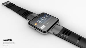 Apple Watch Met Dunner Rand agtergrond — Apple Watch Muurpapier