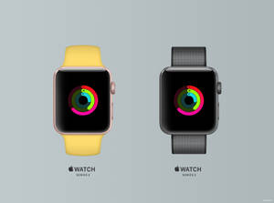 Apple Watch-reeks twee-agtergrond — Apple Watch Muurpapier