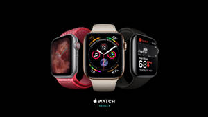 Apple Watch Reeks Vier-agtergrond — Apple Watch Muurpapier