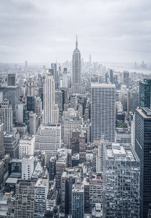 Argitektuur van New York Stad Wolkrabbers-agtergrond — OnePlus Pad 3 Muurpapier
