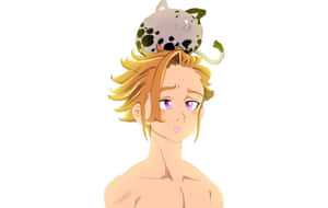 Arthur Pendragon met Excalibur in Seven Deadly Sins — Steam Deck OLED Muurpapier