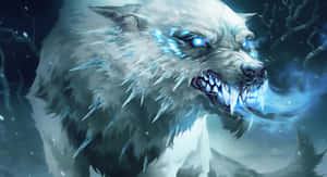 Galaksiwolf agtergrond — Galaksi wolf Muurpapier