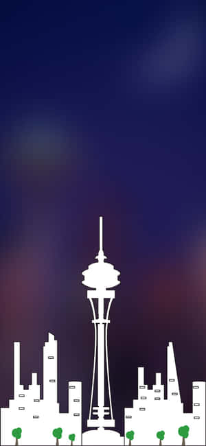 iPhone X Seattle Agtergrond — POCO F Muurpapier