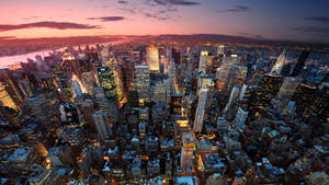 Boonste Uitsig New York Stad muurpapier