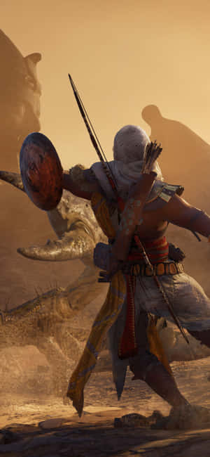 Iphone X Assassin's Creed Origins Agtergrond — Galaxy Note Muurpapier