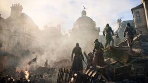Assassin's Creed Unity Revolution 4k speletjie-agtergrond — 4K Gaming Muurpapier