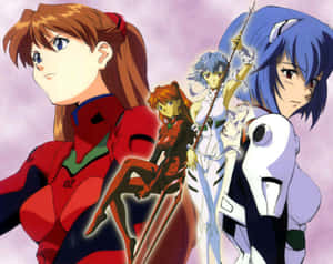 Neon Genesis Evangelion-prente — Neon Genesis Evangelion Muurpapier