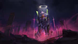 Neon Genesis Evangelion agtergrond — Neon Genesis Evangelion Muurpapier