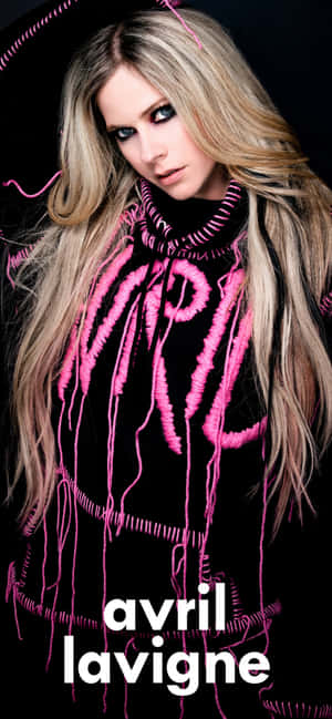 Avril Lavigne agtergrond — Honor 600 Smart Muurpapier