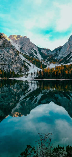 Banff Nasionale Park Sneeu Bedekte Berge — Oppo Find X9s Muurpapier