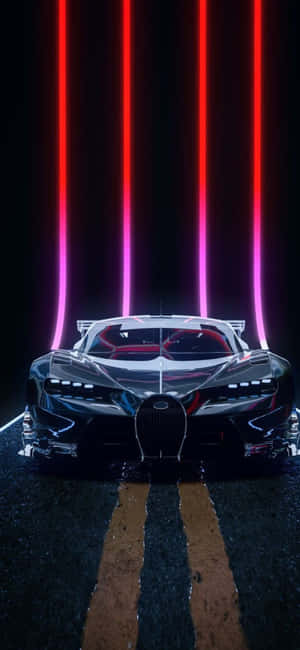 Iphone Xs Bugatti Agtergrond — iPhone 14 Plus Muurpapier