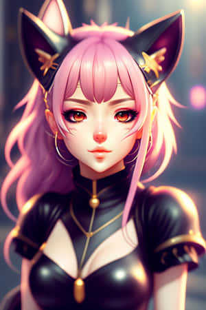 Sjarmante Kuromi Fan-kuns Muurpapier — Huawei Pura X Muurpapier