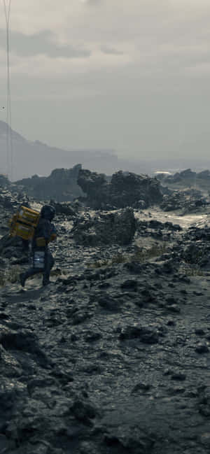 Iphone Xs Max Death Stranding Agtergrond — Vivo T5e Muurpapier