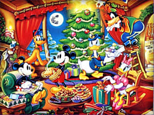 Beleef die magie van 'n Disney Kersfees — Disney kersfees Muurpapier