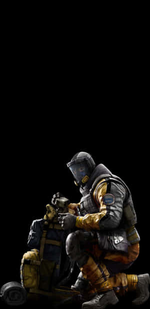 Pixel 3xl Rainbow Six Siege Agtergrond — Battery Saving Muurpapier