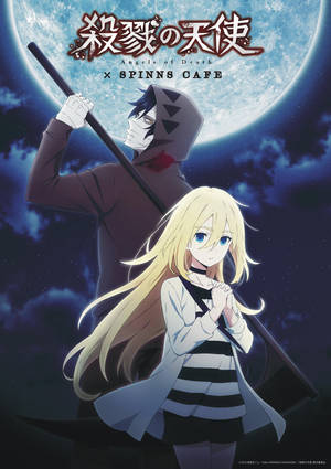 Plakkaat van Angels Of Death-anime met karakters-muurpapier — OnePlus Pad 3 Pro Muurpapier