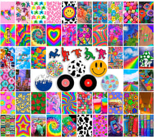 Indie-estetiek prente — Indie estetiese GIF Muurpapier