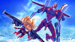 Neon Genesis Evangelion agtergrond — Neon Genesis Evangelion Muurpapier