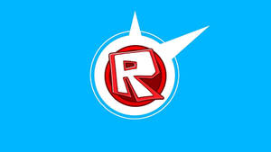 Eenvoudige HD-agtergrond van Roblox-logo.