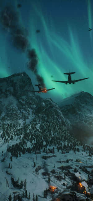 Hd Battlefield V Agtergrond — iPhone 15 Pro Muurpapier