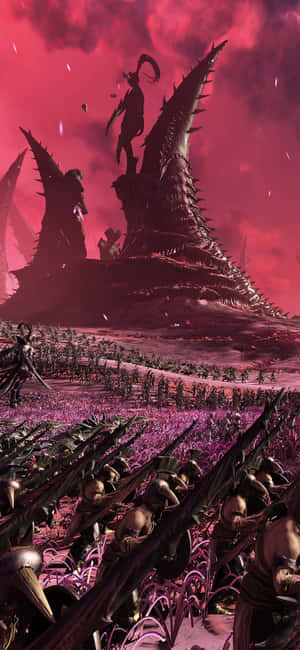 Iphone X Total War Warhammer Agtergrond — Samsung S23 Ultra Muurpapier