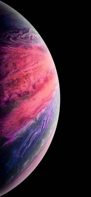Iphone Xs Planeet — Galaxy A17 Muurpapier