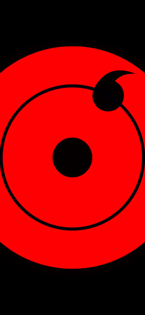 Minimalistiese Sharingan — Vivo V70 Muurpapier