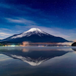 Berg Fuji Prente — iPad Air 13 Muurpapier