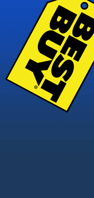 Best Buy-etiket Sluitskerm-agtergrond — iPhone 15 Plus Muurpapier