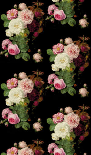 Betowerende Donker Blomme-agtergrond — Huawei Pura X View Muurpapier