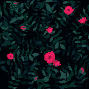 Betowerende Donker Blomme-agtergrond — iPad Pro 11 Muurpapier