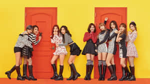 Betowerende oomblikke met Twice K-pop groep — Twee keer Muurpapier