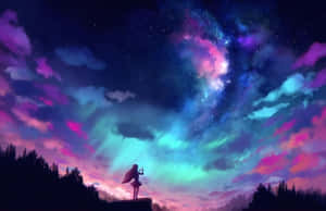 Pers Anime agtergrond — Persoonlike Anime Muurpapier