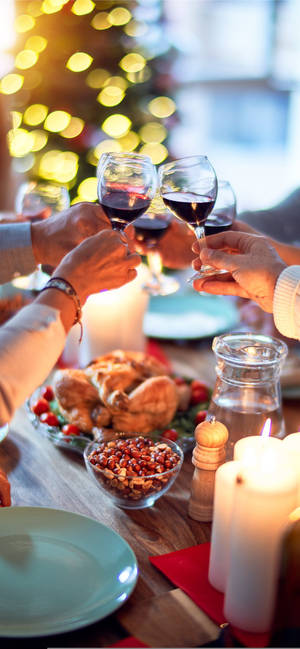 Betowerende Thanksgiving-agtergrond vir iPhone — iPhone Xs Max Muurpapier