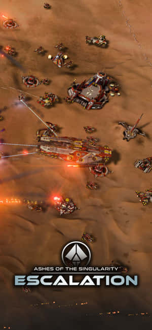 iPhone X Ashes Of The Singularity Escalation Agtergrond — OnePlus 15 Muurpapier