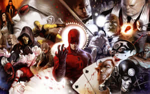 Marvel-agtergrond — Marvel Muurpapier