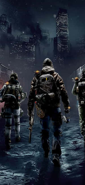 Iphone Xs Max The Division-agtergrond — Dowwe Muurpapier