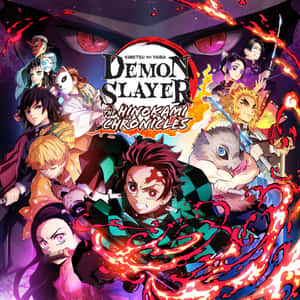 Demoneblusser prente — Demon slayer tanjiro Muurpapier