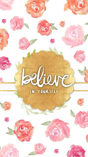 Blomme Iphone Glo in Jouself — Blom Muurpapier