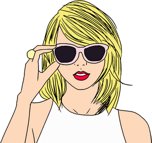 Deursigtige Hofsaak Clipart - Taylor Swift Clipart Deursigtig, HD Png Laai Af