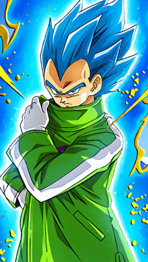 Blou Anime-agtergrond — Dragon ball z GIF Muurpapier