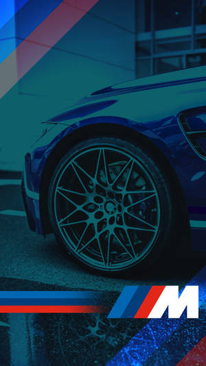 Blou Motorband BMW M Logo — Bmw Muurpapier