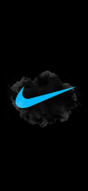 Blue Nike Logo — iPhone 16 Pro Max Muurpapier