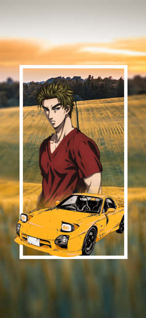 Initial D-foon — Pixel 10 Pro Muurpapier