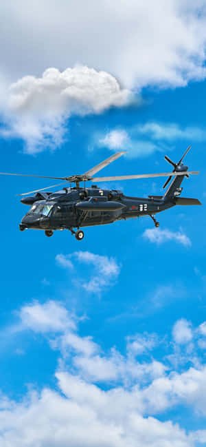 Iphone Xs Max Helikopters Agtergrond — Vivo T5e Muurpapier