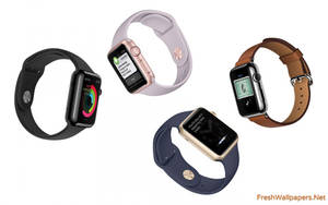 Apple Watch verskillende kleurkeuse-agtergrond — Apple Watch Muurpapier
