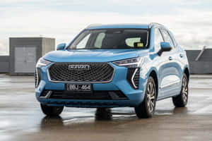 Boeiende Haval-veldvoertuig op 'n woestynavontuur — Surface Pro Muurpapier