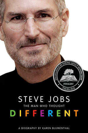 Boek oor die Lewe van Steve Jobs — Huawei MatePad Muurpapier