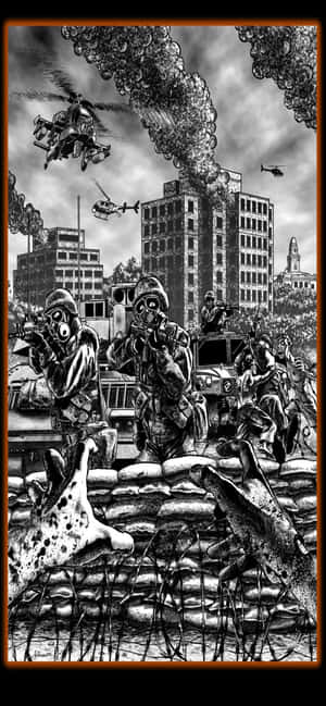 iPhone Xs Max World War Z Agtergrond — iPhone 16 Pro Muurpapier